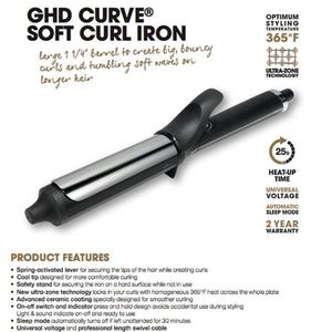 GHD CURVE 1 1/4 SOFT CURLING IRON